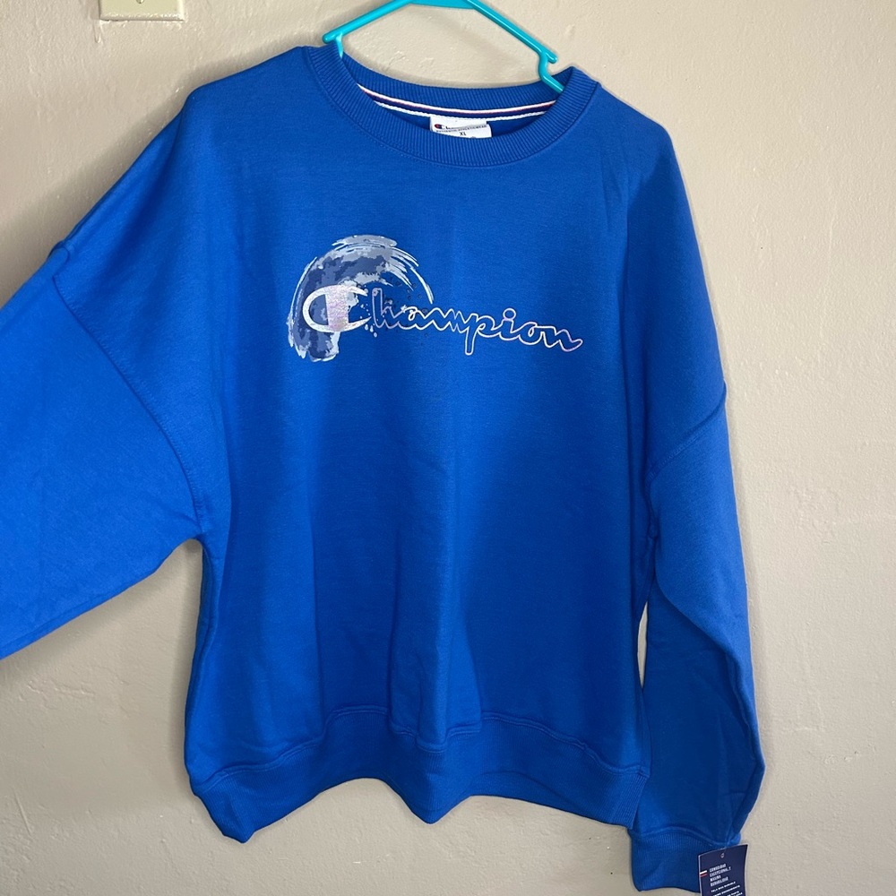 Champion Blue Crewneck